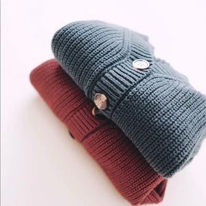 Baby Cable Knit button up sweater